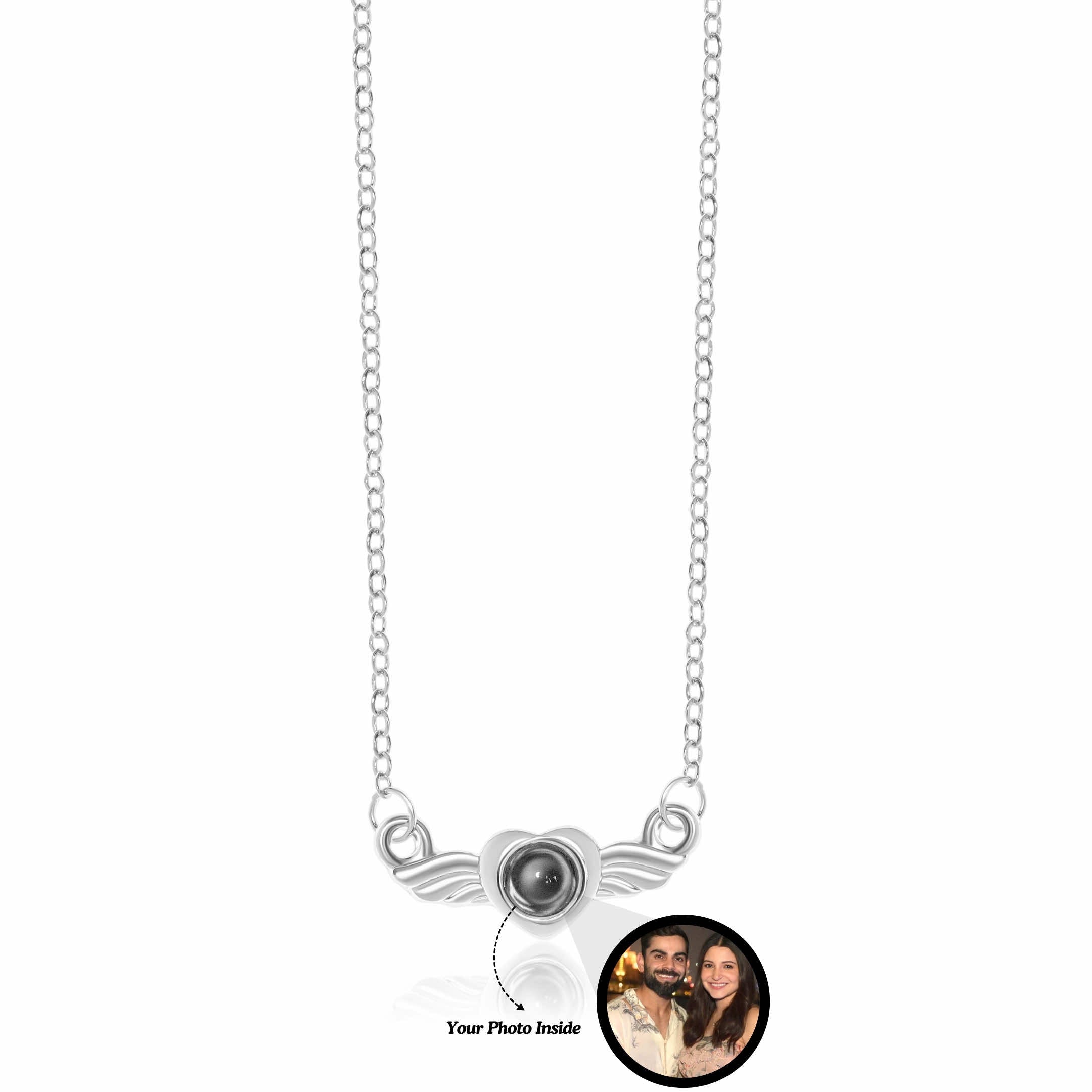 Heart Wings PhotoJewels Necklace