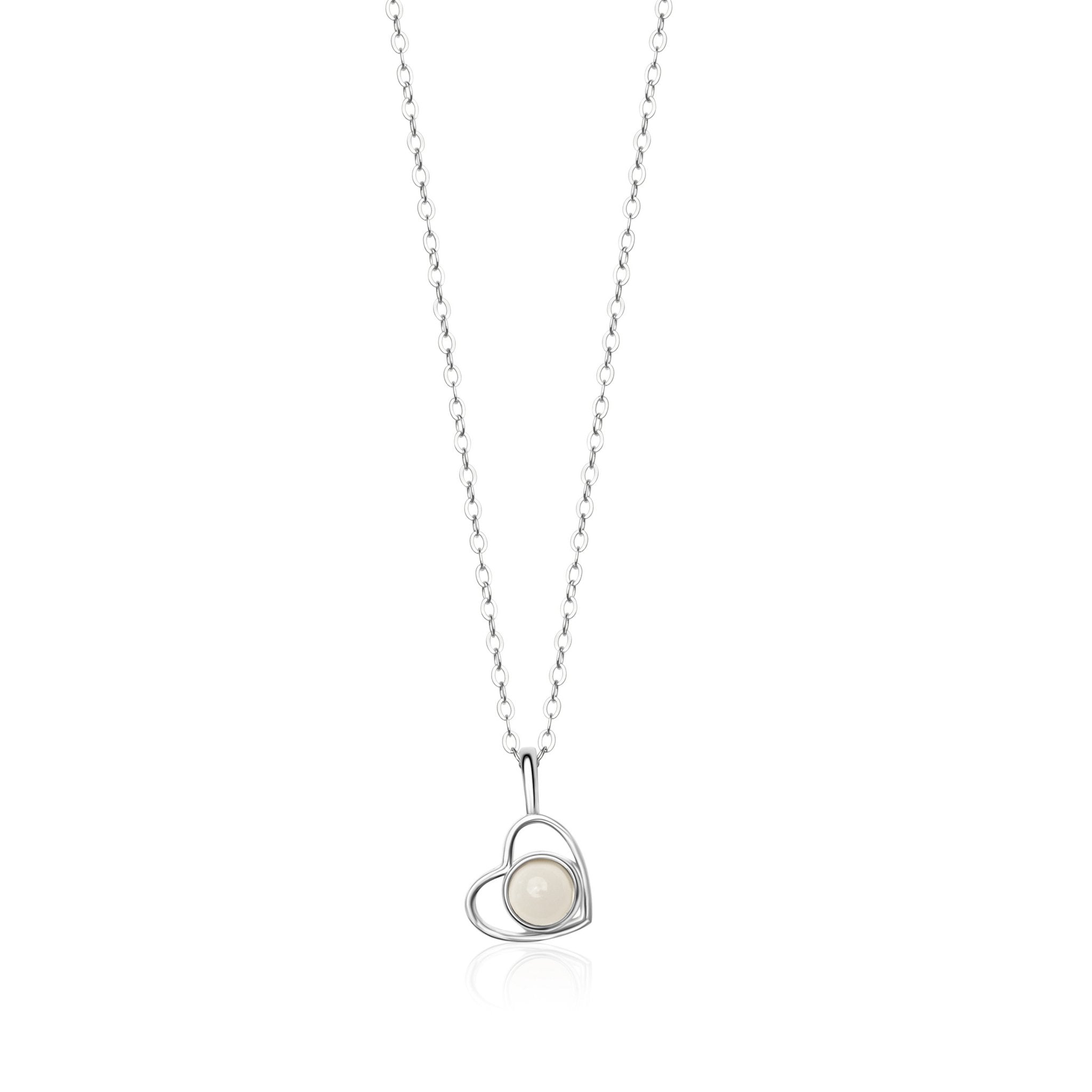 925 Sterling Silver Photo Heart PhotoJewels Necklace