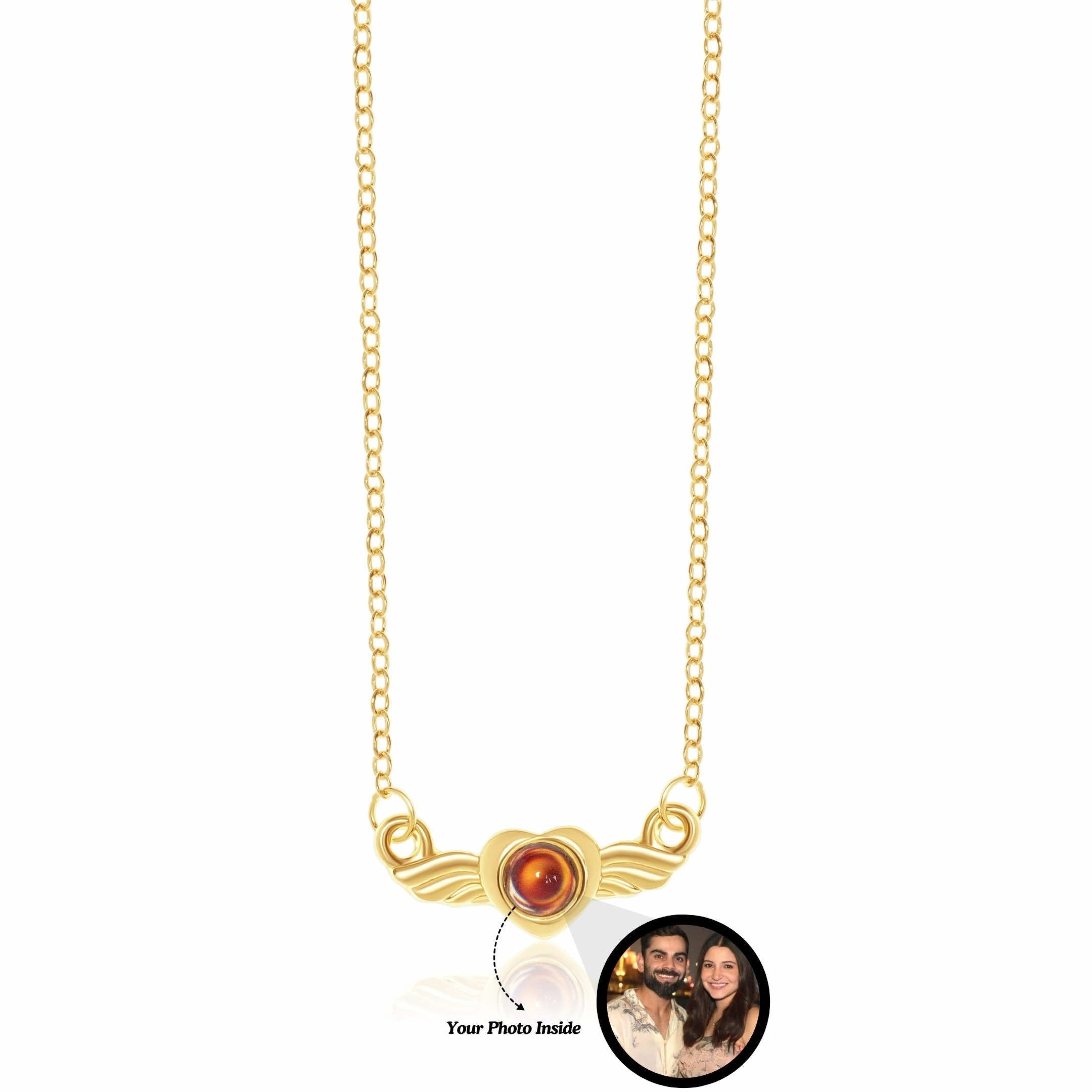 Heart Wings PhotoJewels Necklace