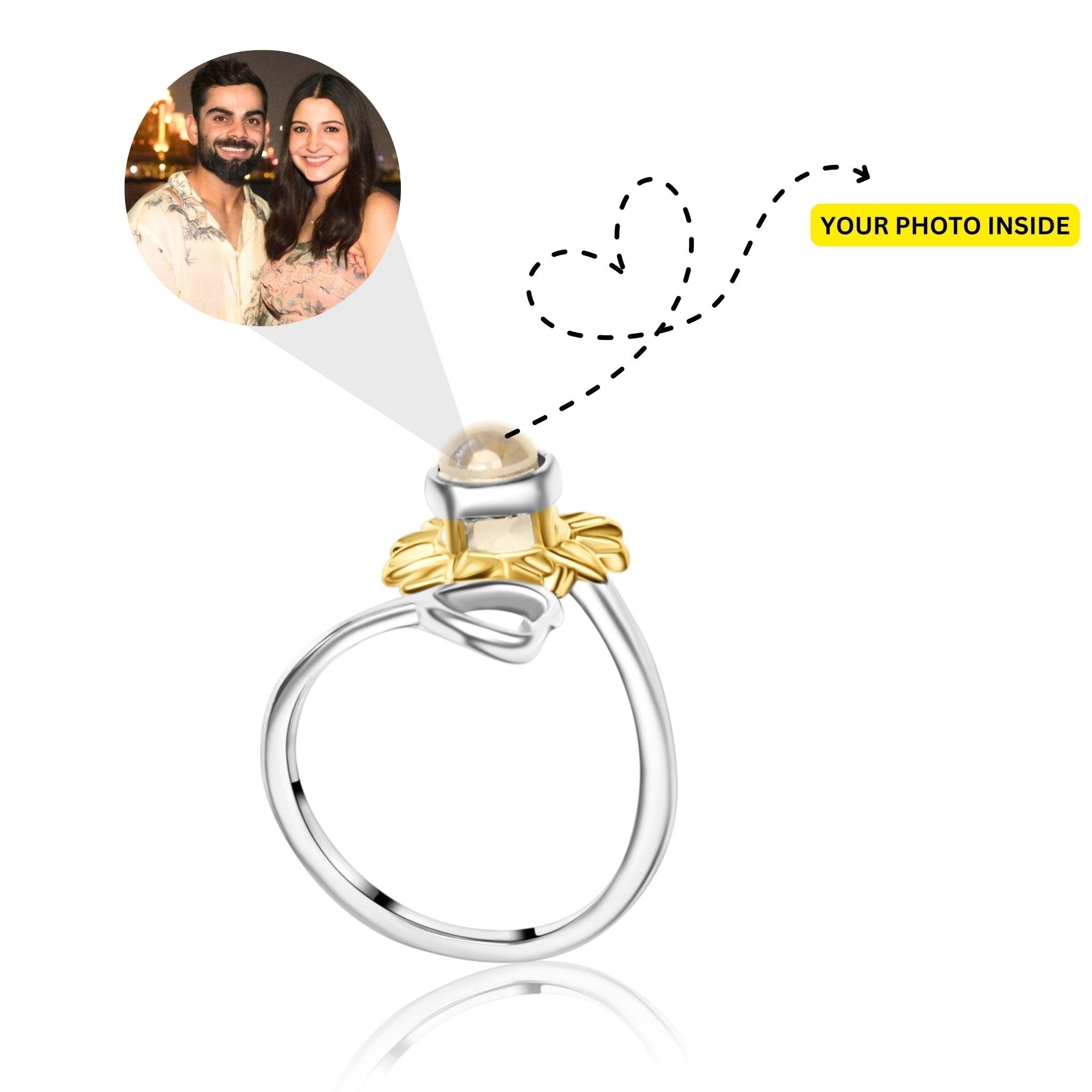 Sunflower PhotoJewels Ring