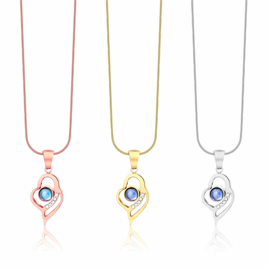Dazzling Heart PhotoJewels Necklace