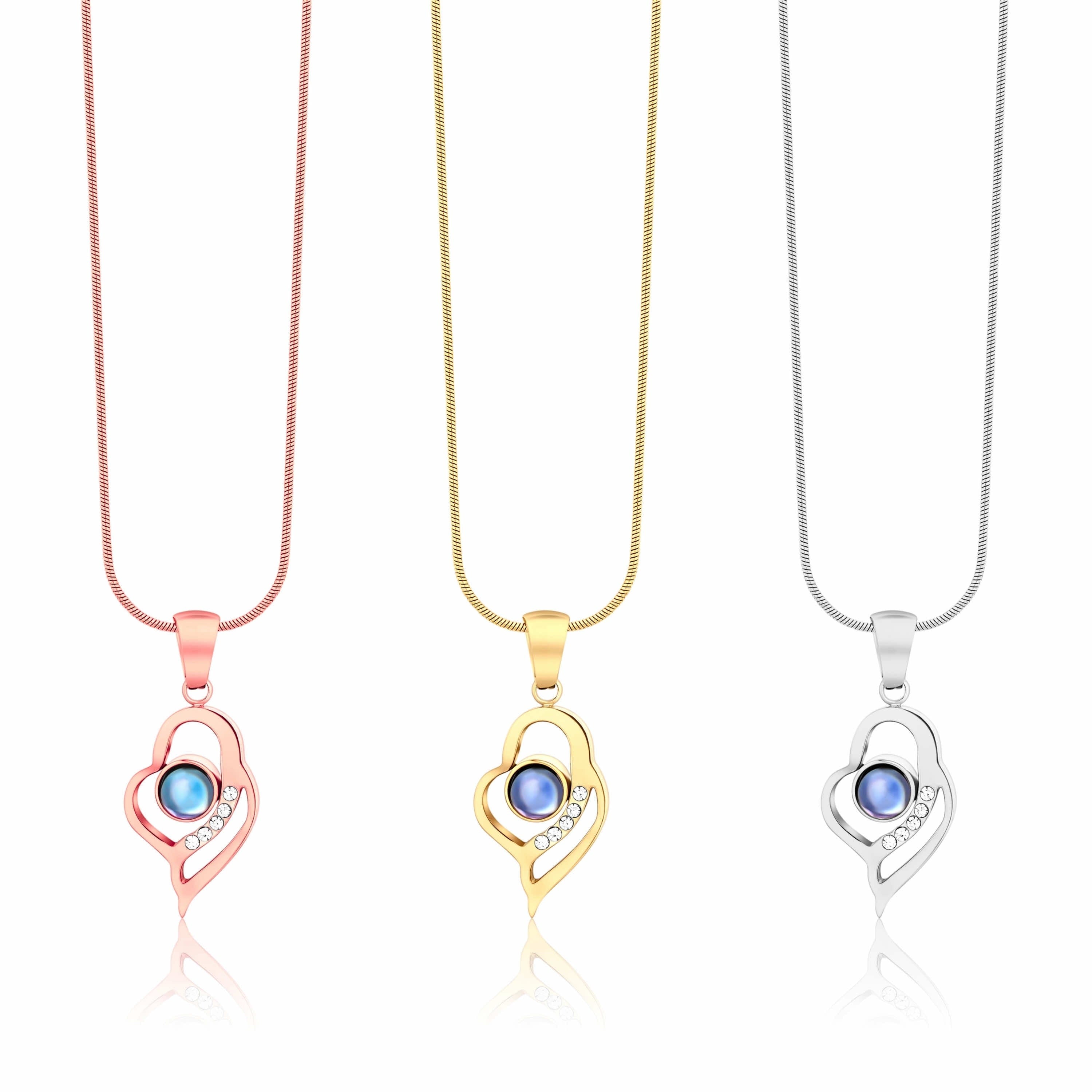 Dazzling Heart PhotoJewels Necklace